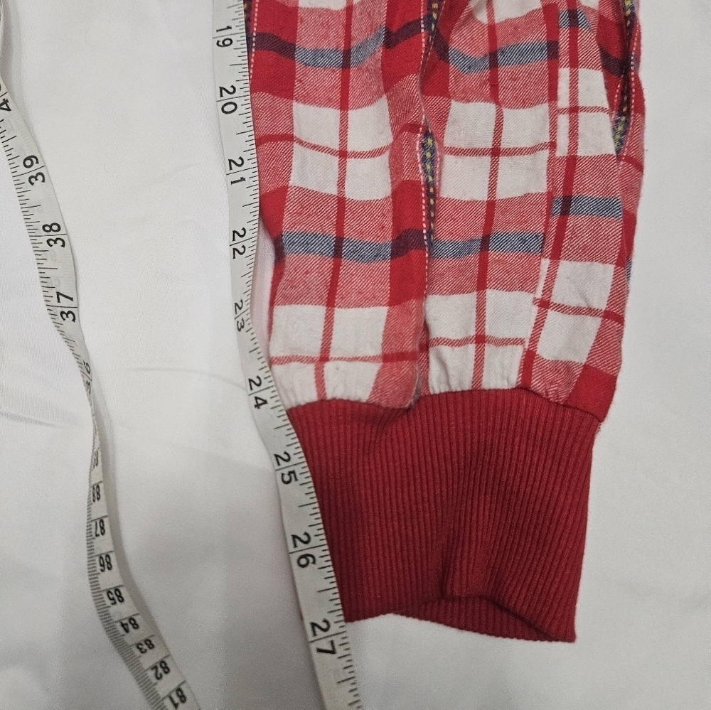 Aerie Tapered Leg Red Plaid Pajama Pants With Pockets! - Picture 7 of 7